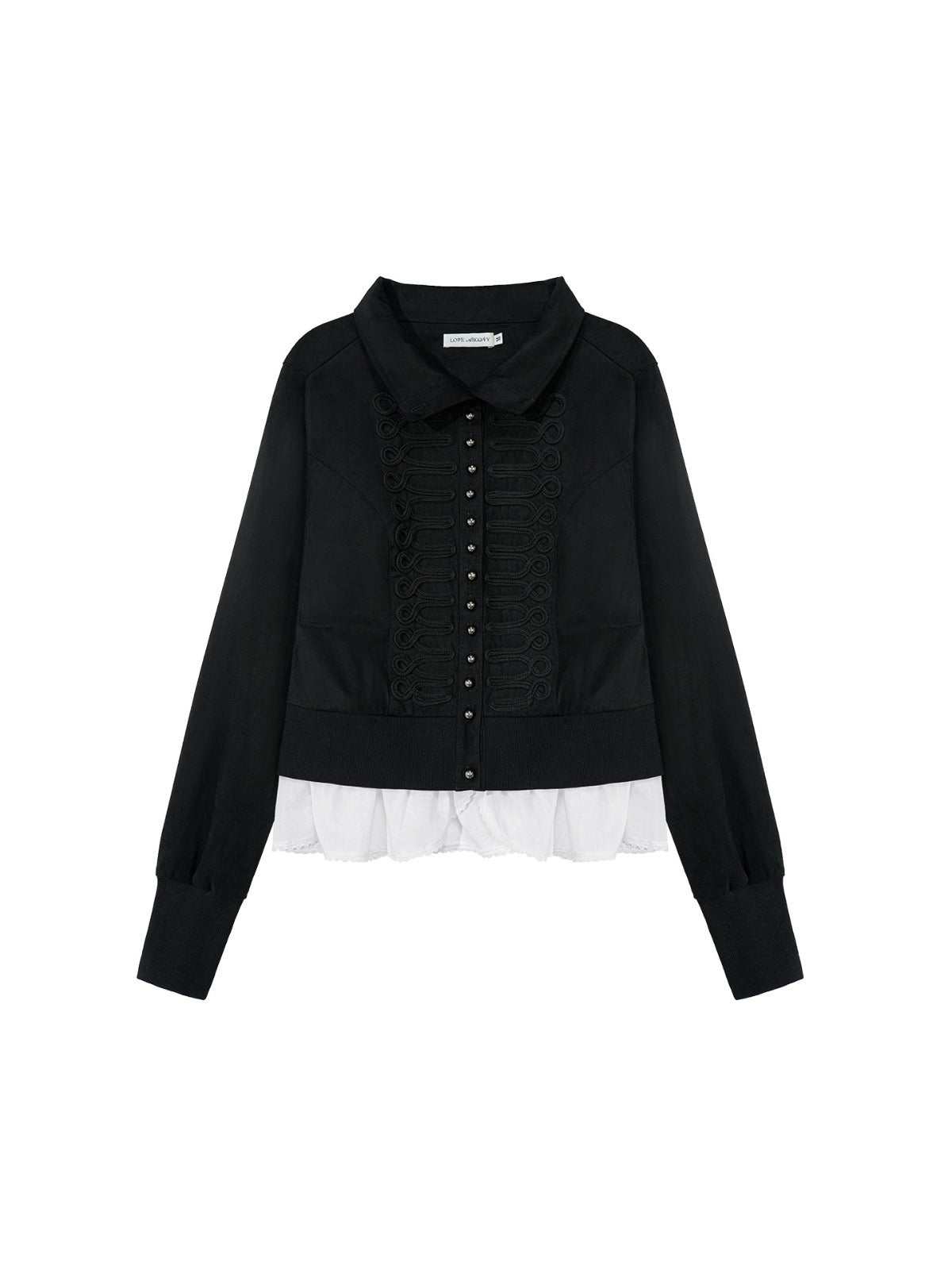 Napoleon Lace Faux Suede Jacket