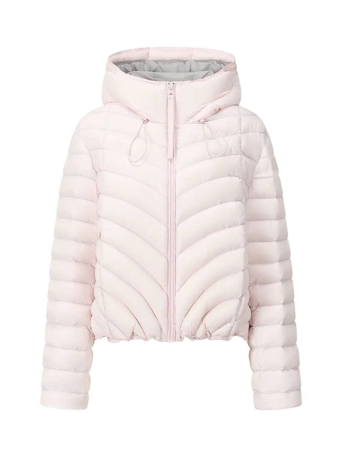 Quilted Hooded Light Down