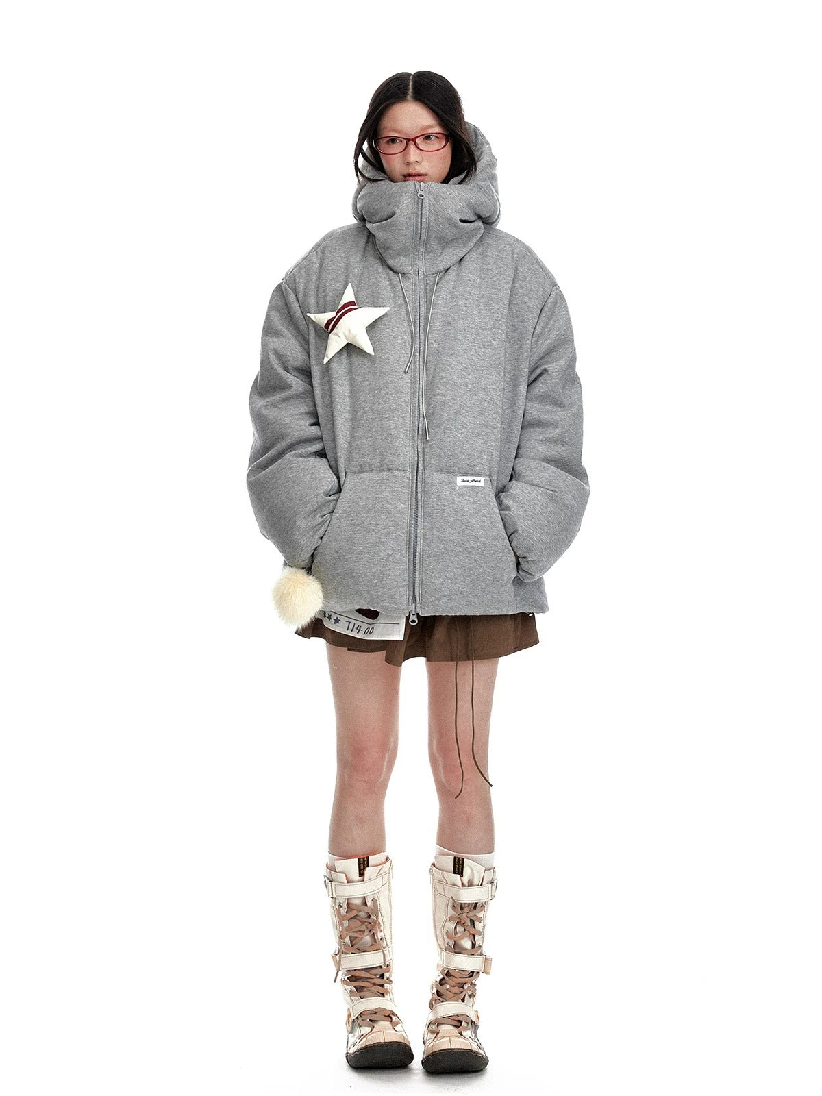 Oversized Hooded Down