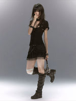Lace Ruffle Set