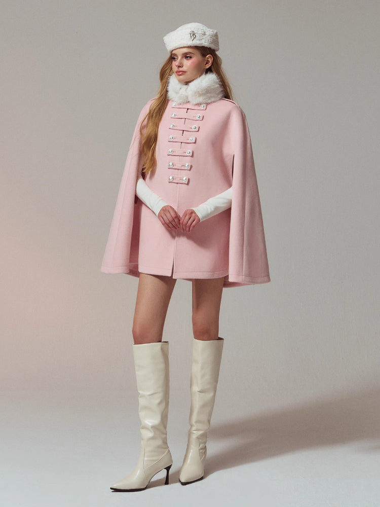 Cozy Plush Faux-Rabbit-Fur Fold-Brim Bucket Hat