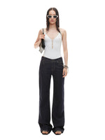 Contrast Trim V Bodysuit