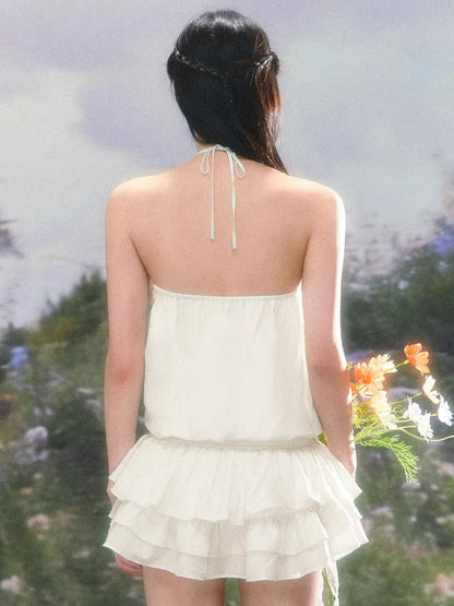 Rose Halter Dress