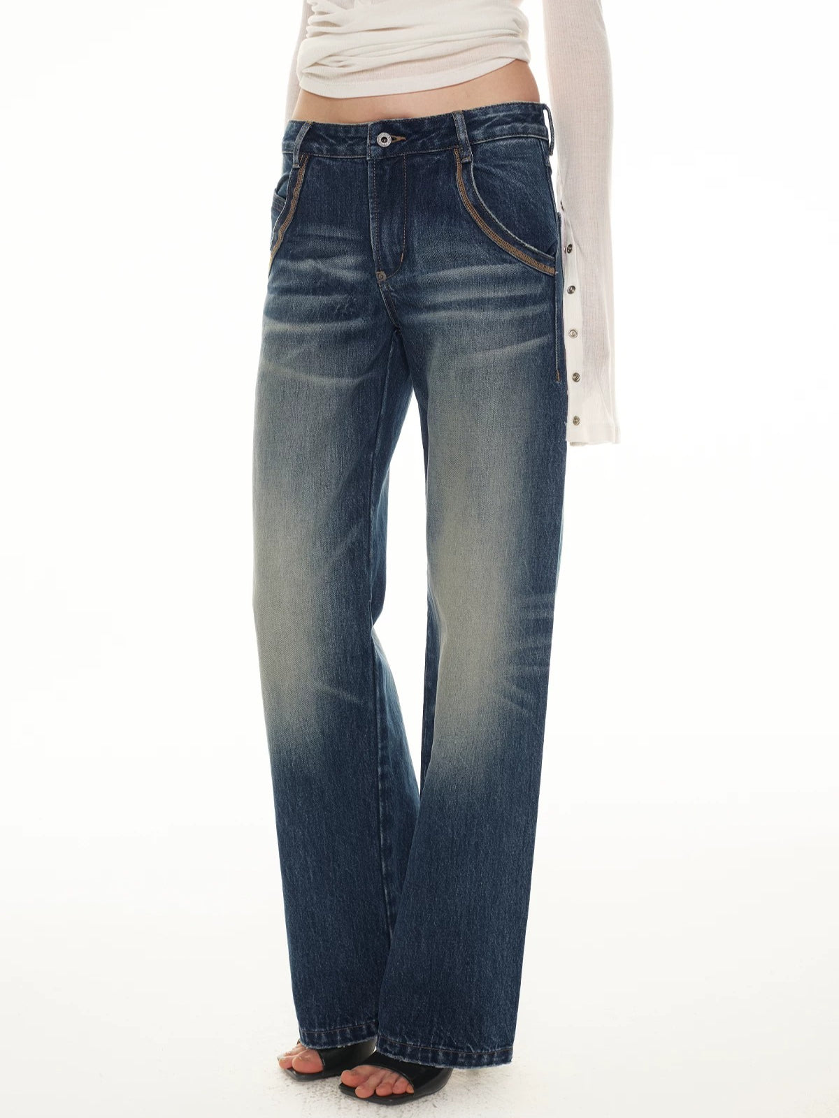 Vintage Barrel Leg Jeans