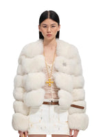 Polar Shearling Fox Fur Jacket