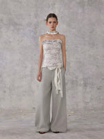 Lace Halter Bandeau Top