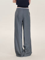 Plaid Trim Bow Detail Trousers