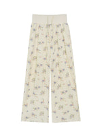 Floral Waffle Hoodie & Pants Set