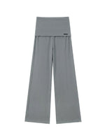 Foldover Straight Pants