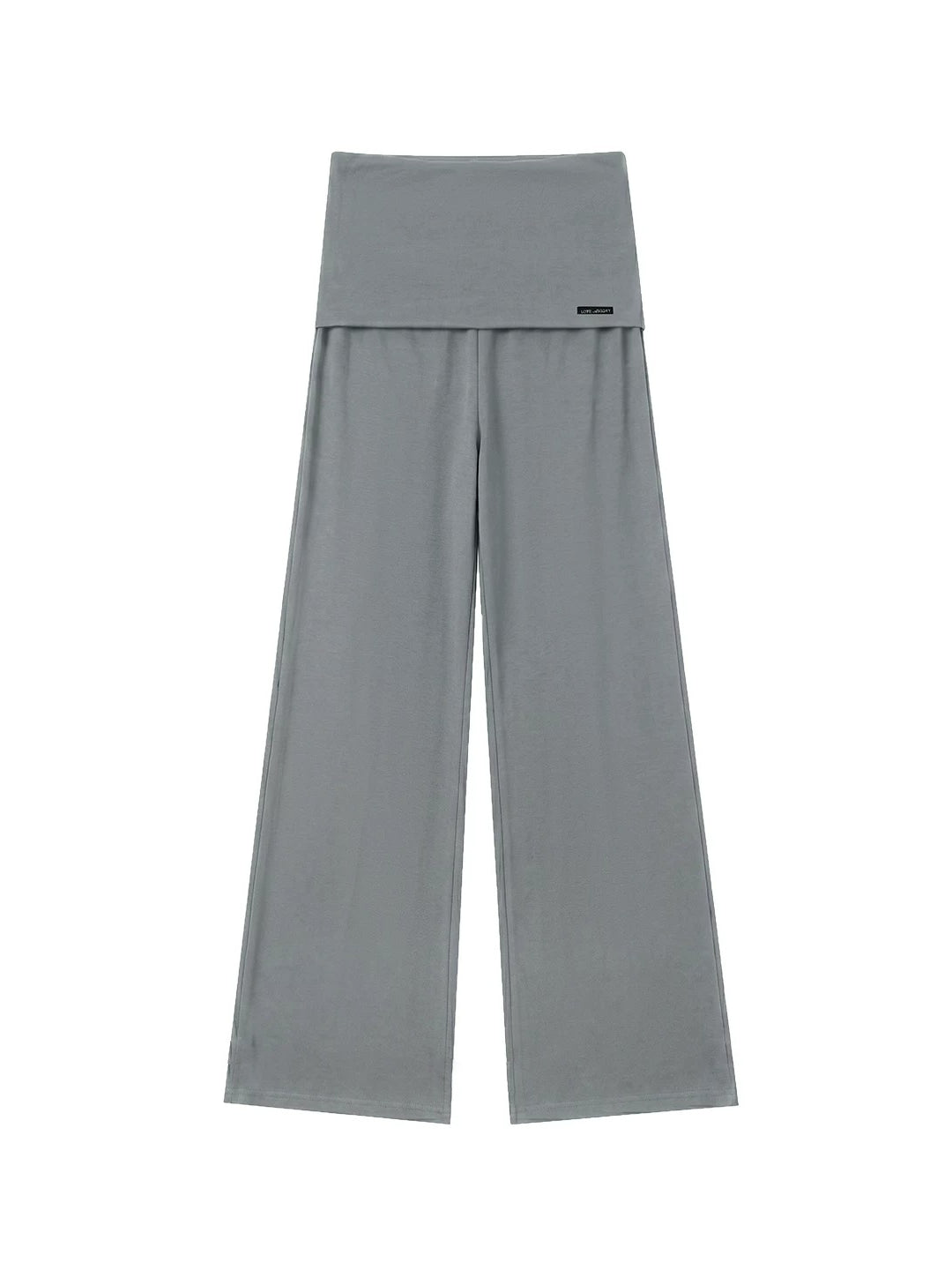 Foldover Straight Pants