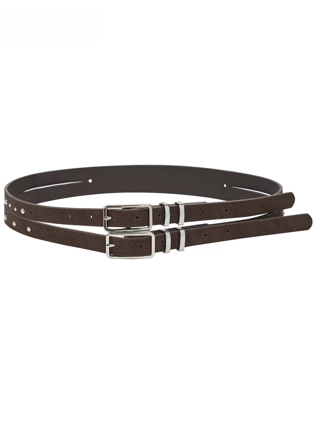 Studded PU Leather Belt