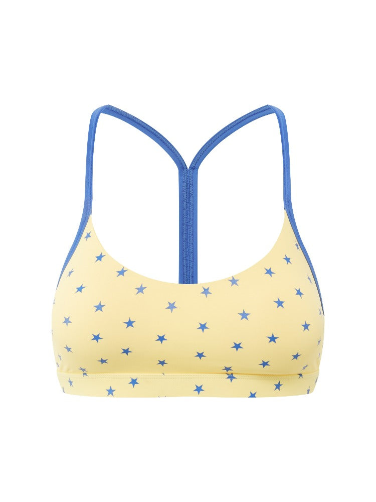 Star Print Sports Bra
