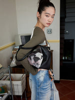Classic Cat & Dog Boston Handbag