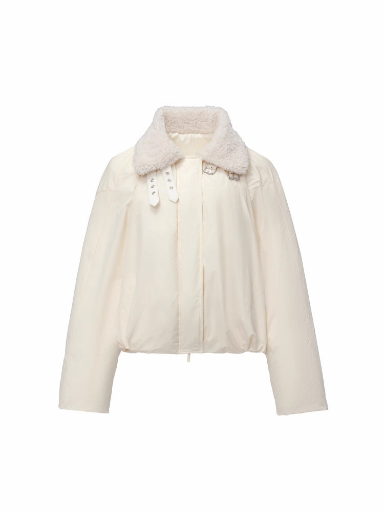 Belted Cocoon Down Jacket