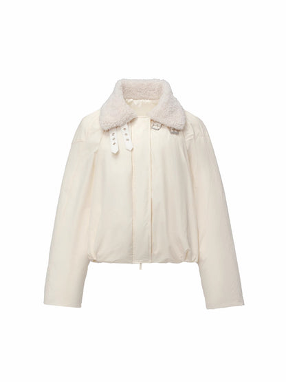 Belted Cocoon Down Jacket