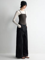Oversized Tailored Wide-Leg Pants