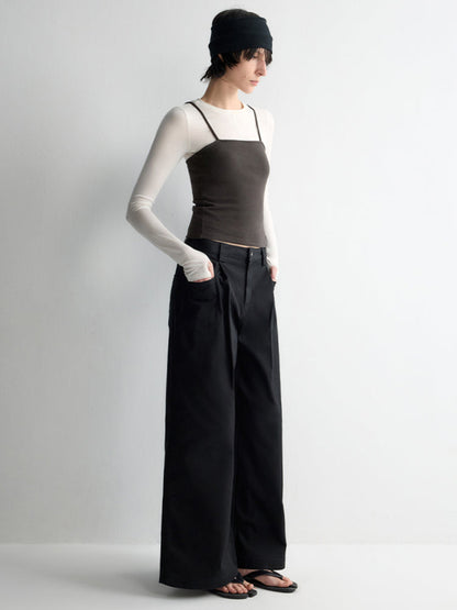 Oversized Tailored Wide-Leg Pants