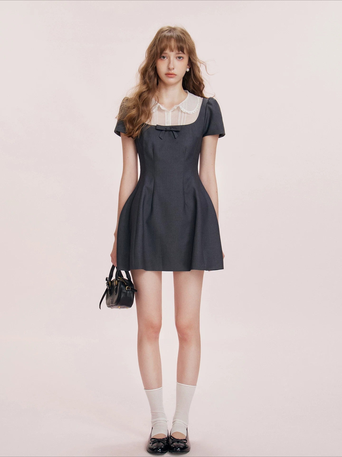Bow Mesh Dress