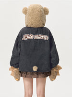 Bear Set Padded Hoodie