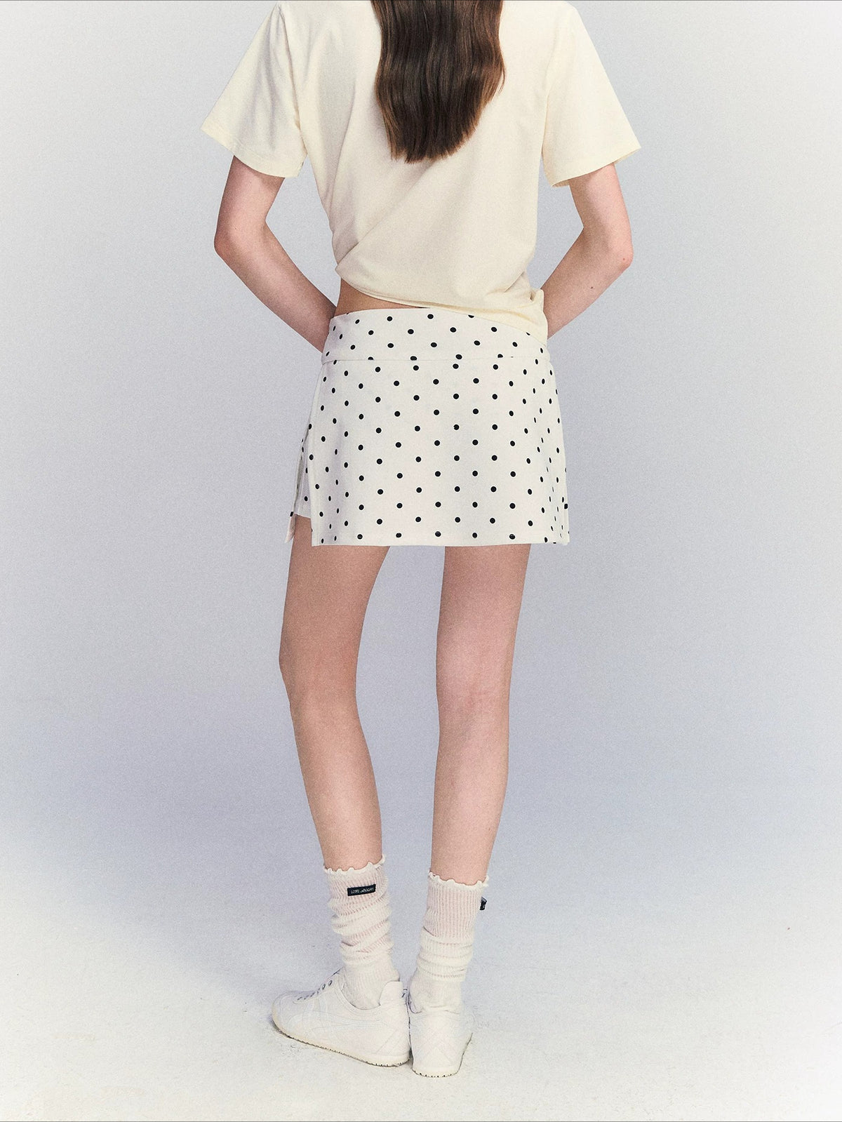 Polka Dot A-Line Skirt