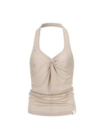 Knot Halter Knit Top