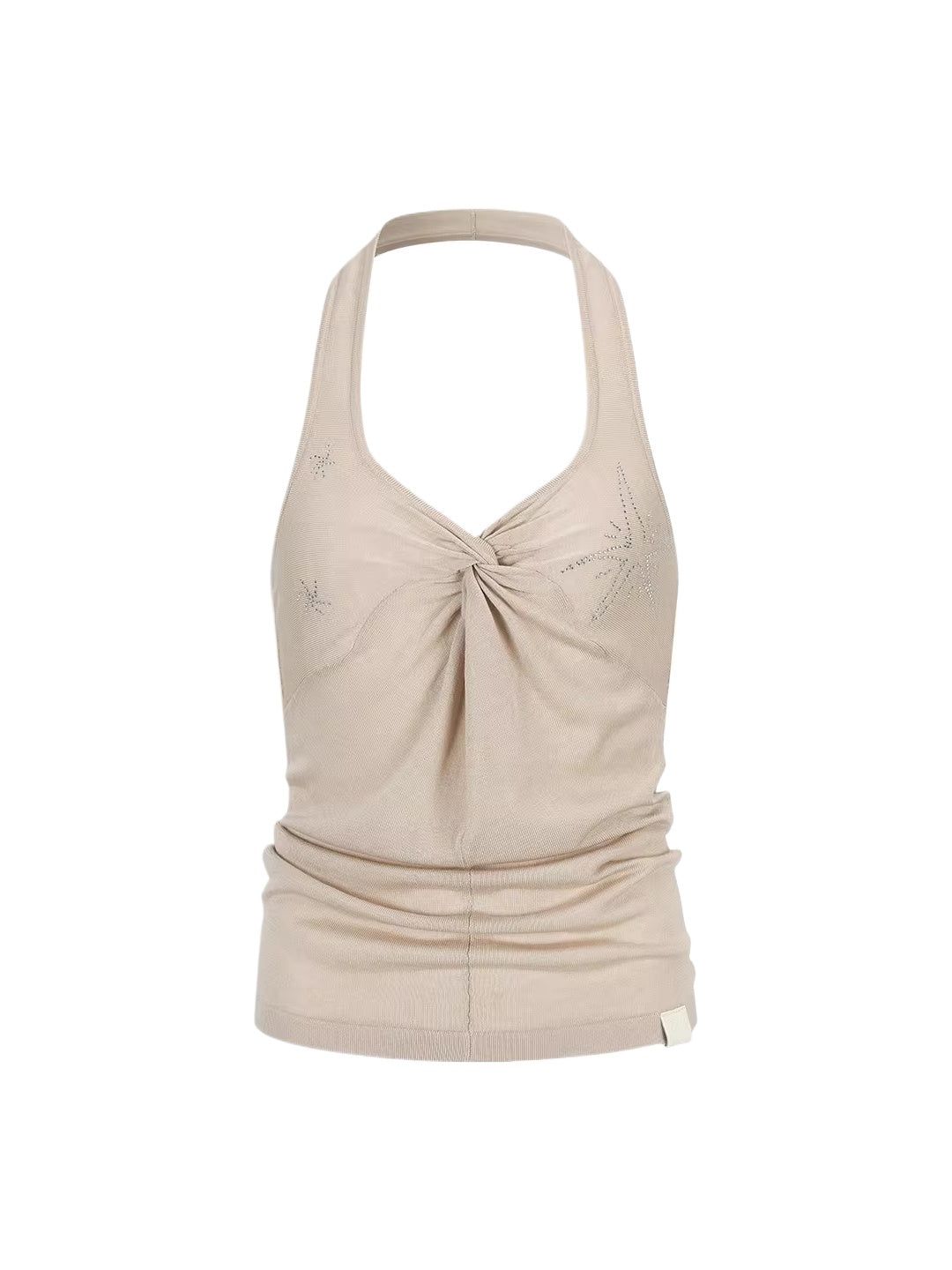 Knot Halter Knit Top