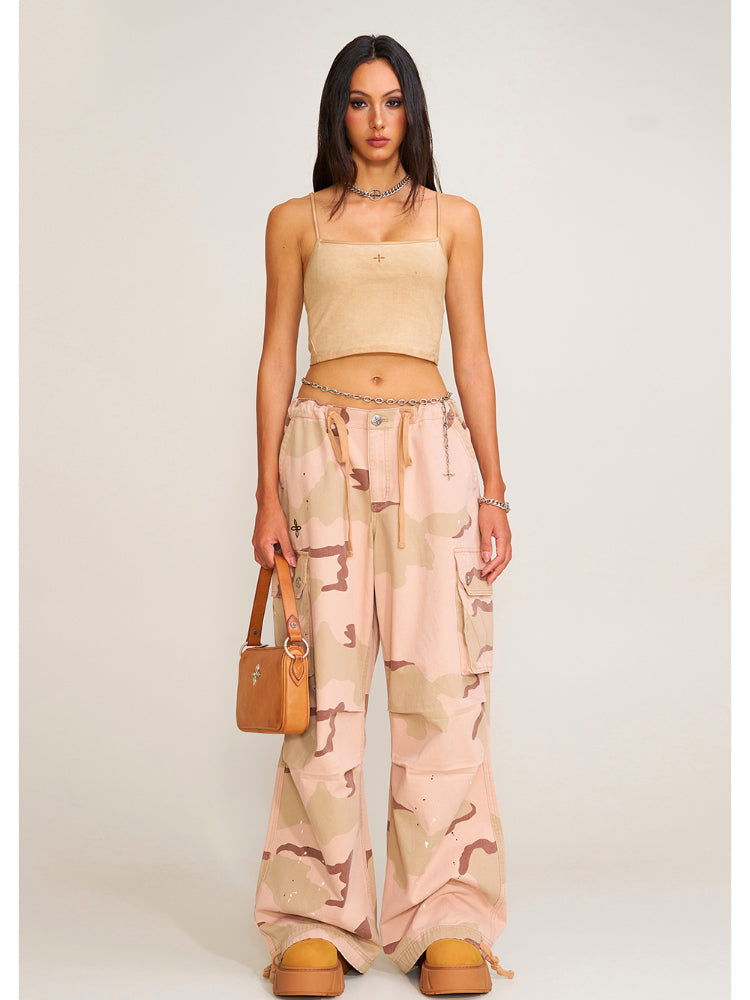 Compass Retro Camo Para Pants Desert Camouflage