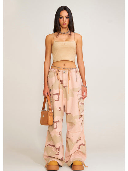 Compass Retro Camo Para Pants Desert Camouflage