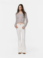 Layered Wool Blend Cardigan Set