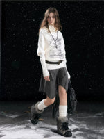 Asymmetric Chain Sweater