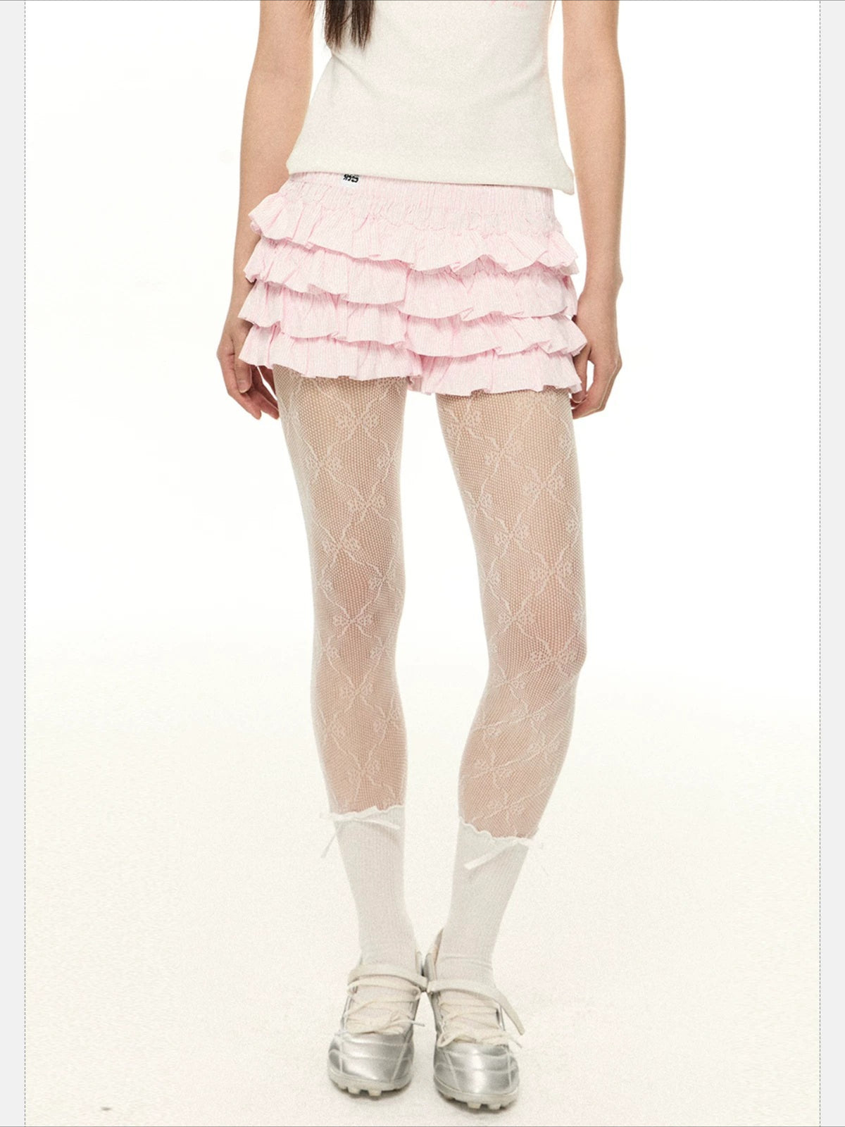 Layered A-Line Skirt Shorts