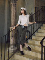 Napoleon Lace Cropped Jacket