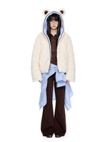 Detachable Hood Sherpa Padded Coat