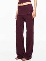 Layered Yoga Pants Set