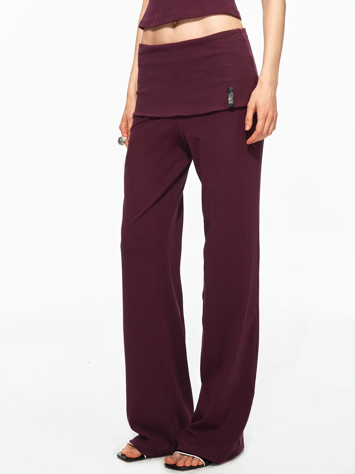 Layered Yoga Pants Set