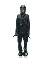 Punk Stand Collar Leather Jacket