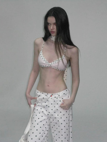 Polka Dot Triangle Camisole