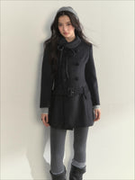 Double-Breasted Belted Coat