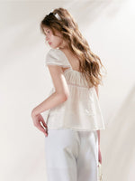 Lace Square Neck Top