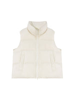 Stand Collar Quilted Down Vest
