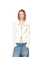 Vintage Wool Fur Collar Cardigan