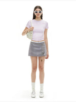Pony Print Knit Tee