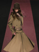 Napoleon Trench & Skirt Two Piece Set