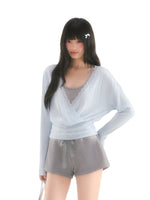 Light Blue Lace Layered Set