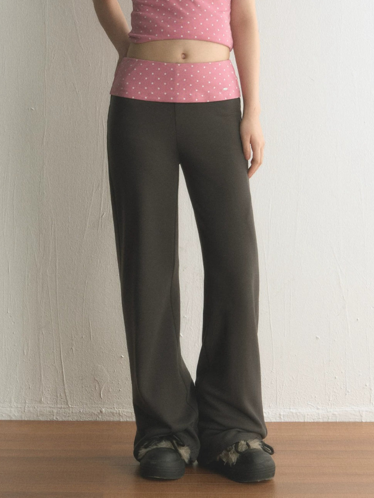 Polka Dot Flare Pants