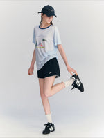 Contrast Print Tee
