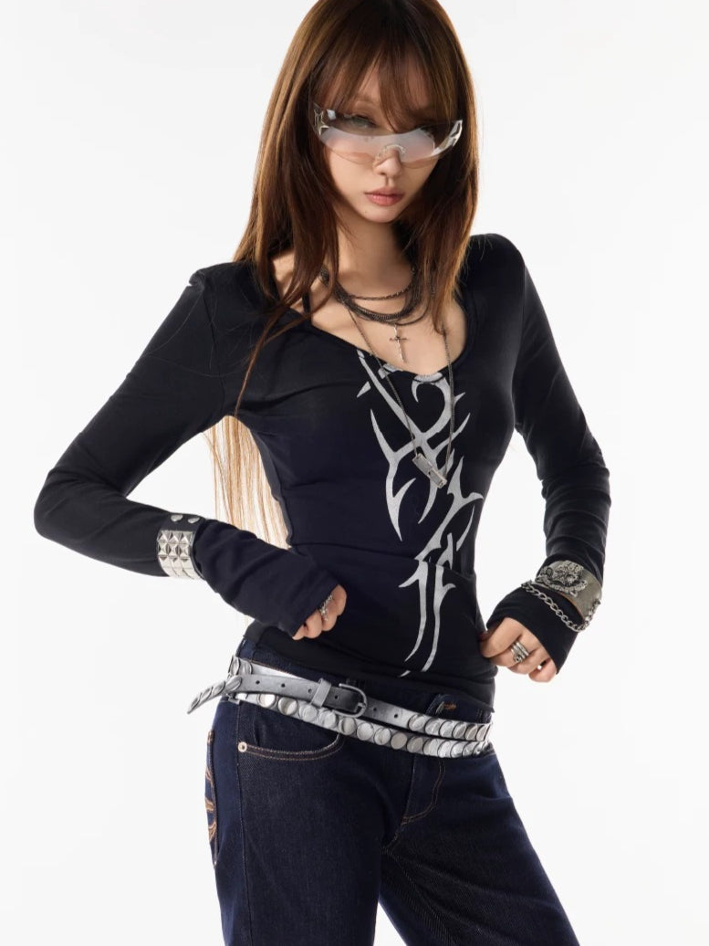Retro Slim Fit Top