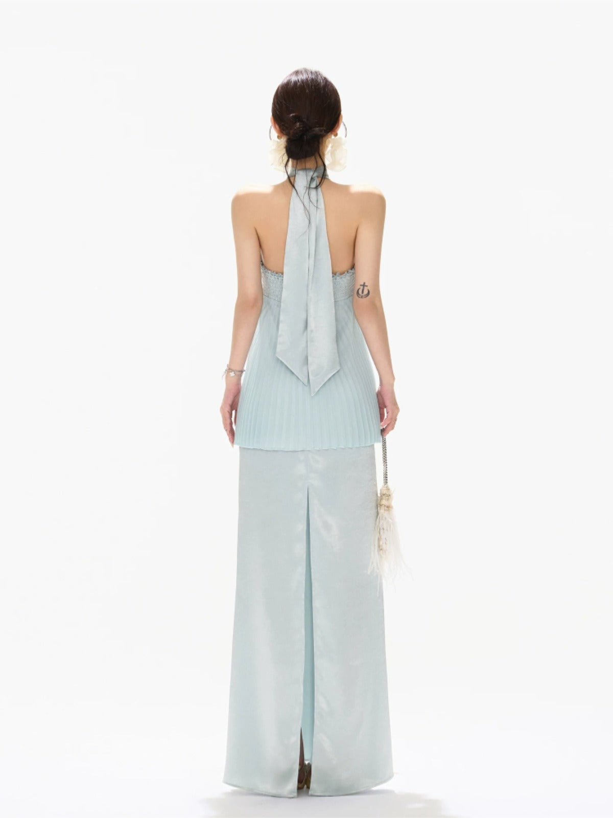 Lily Mist Satin Dress