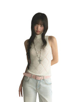 Diamond Knit Vest