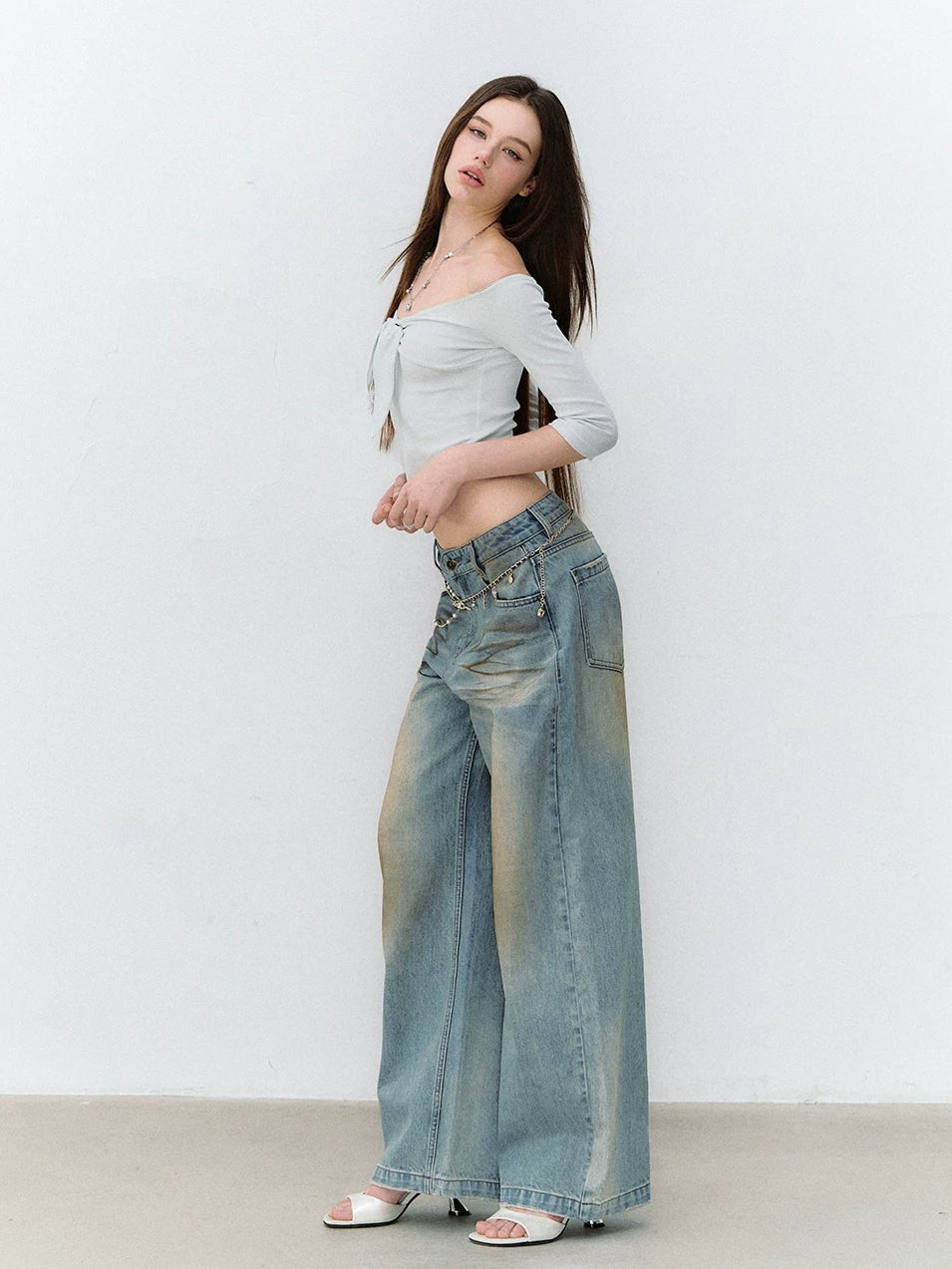 Off-Shoulder Tie Top